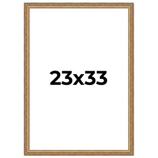 23x33 Frame Red Solid Wood Picture Frame Width 1.75 Inches